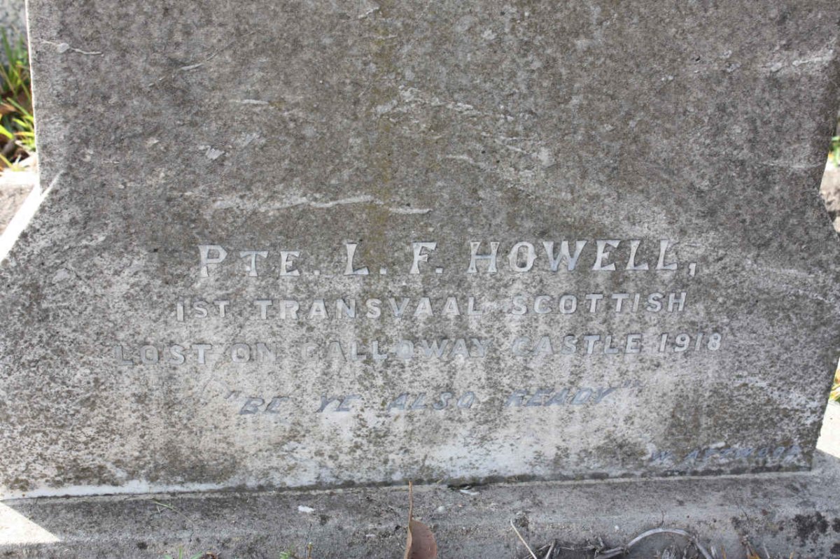 HOWELL L.F. -1918