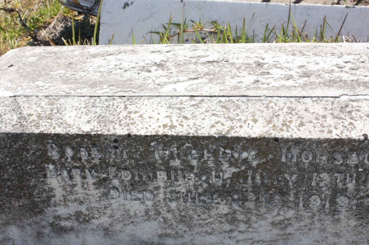 HORSBURGH Robert ? 1859-1919