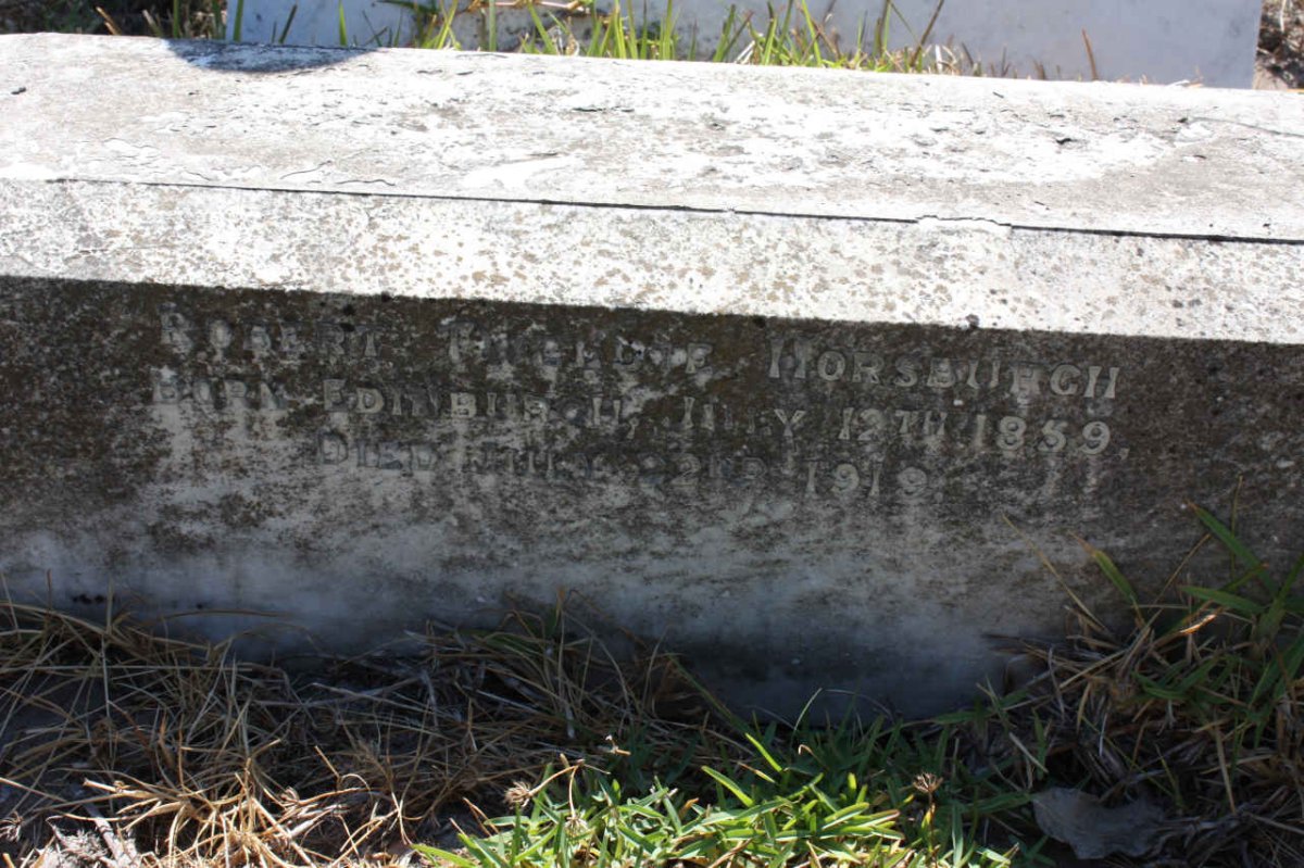HORSBURGH Robert ? 1859-1919