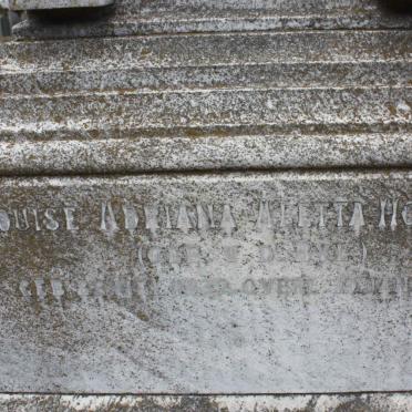 HOFMEYR Louise Adriana Aletta nee V.D. BYL  1837-1926