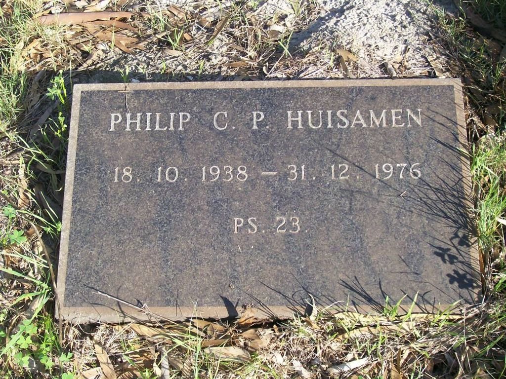 HUISAMEN Philip C.P. 1938-1976