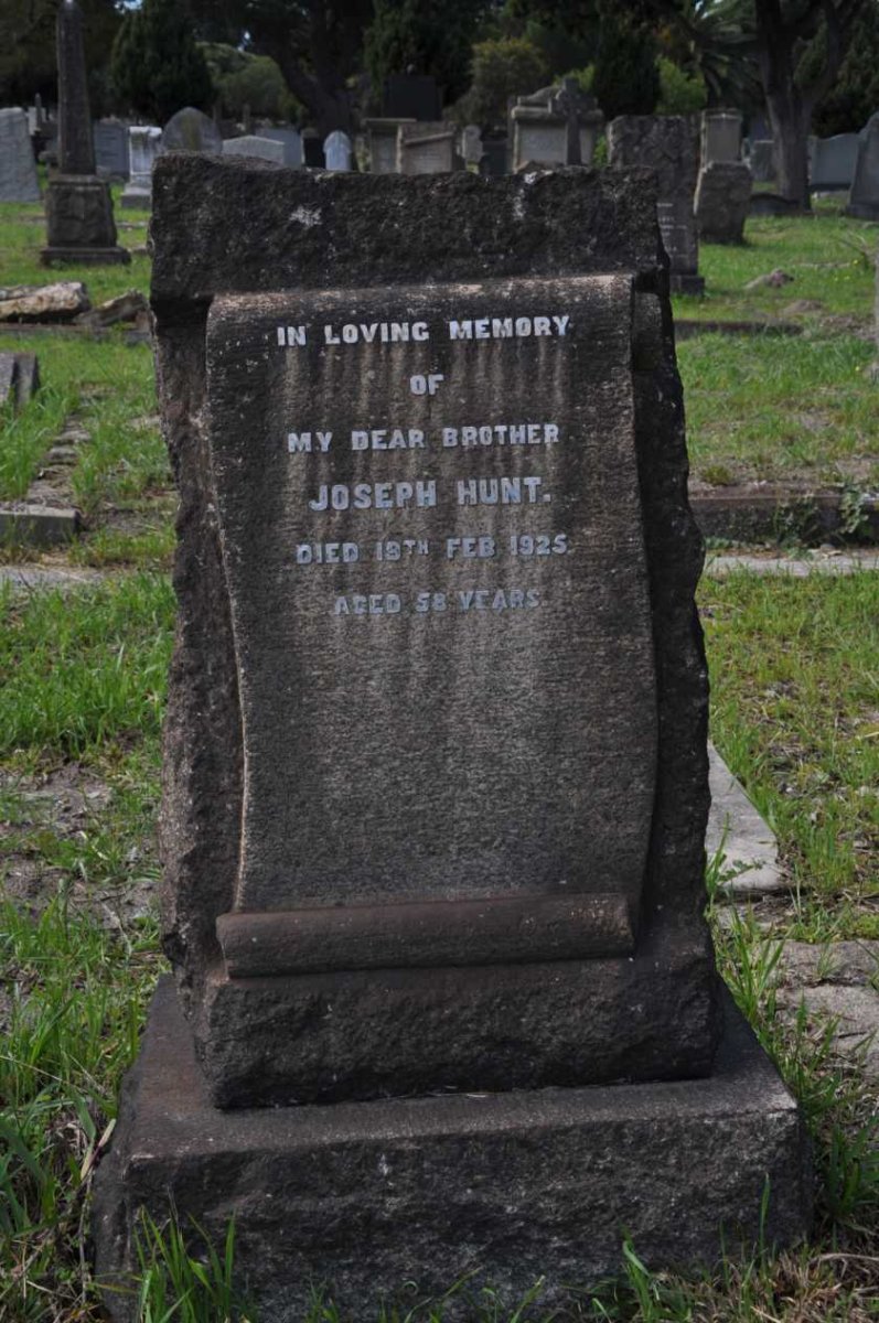 HUNT Joseph -1925