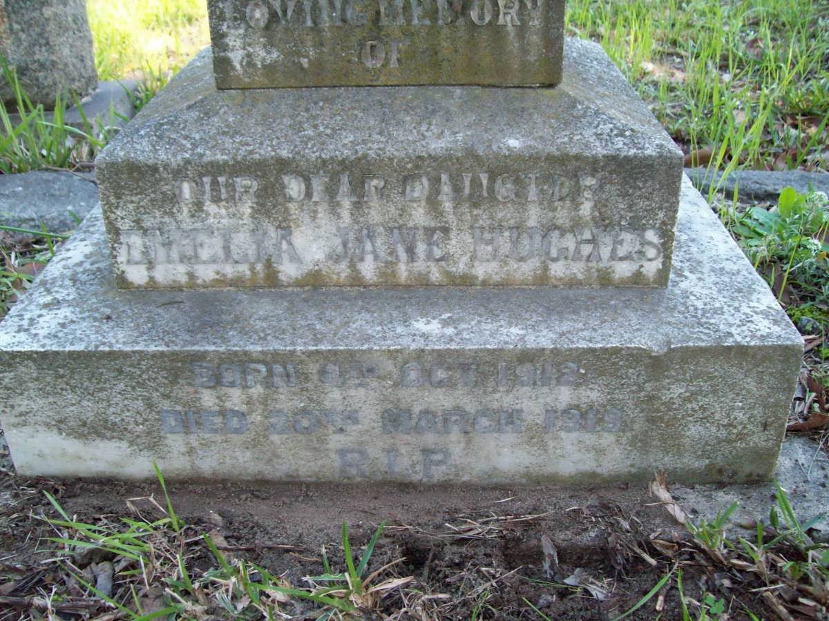HUGHES Emelia Jane 1912-1919