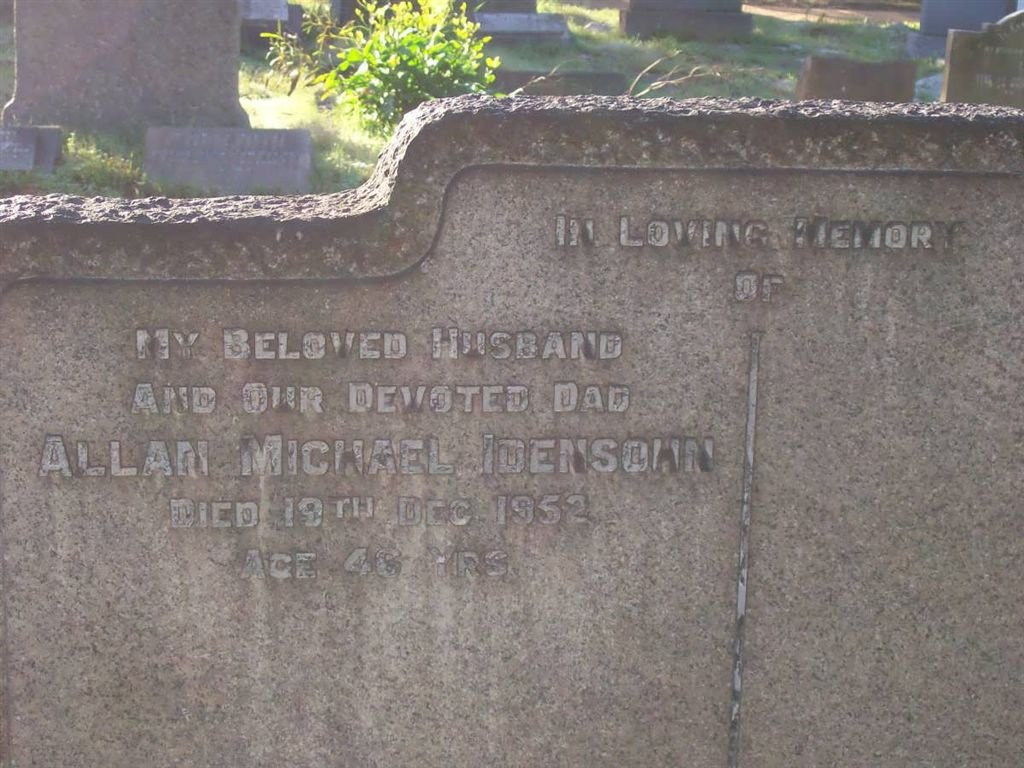 IDENSOHN Allan Michael -1952