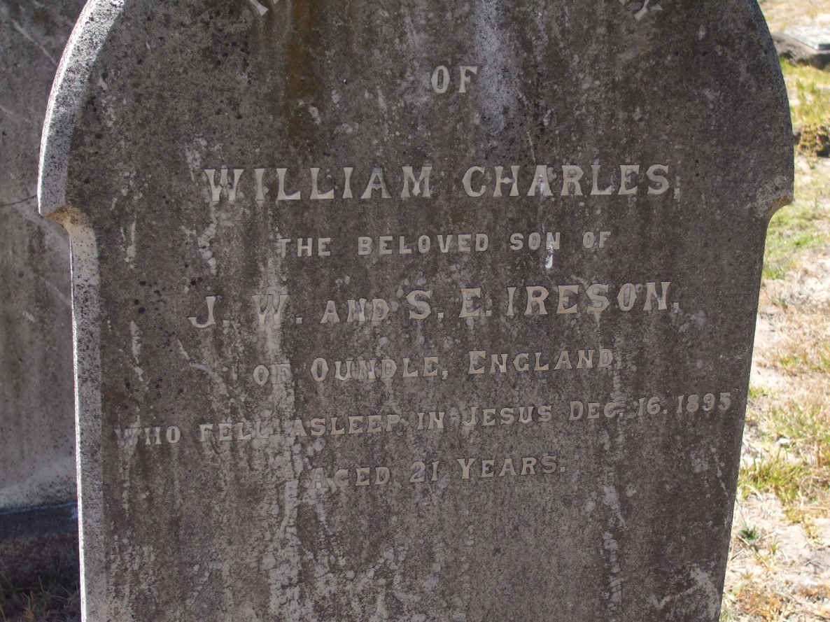IRESON William Charles -1895