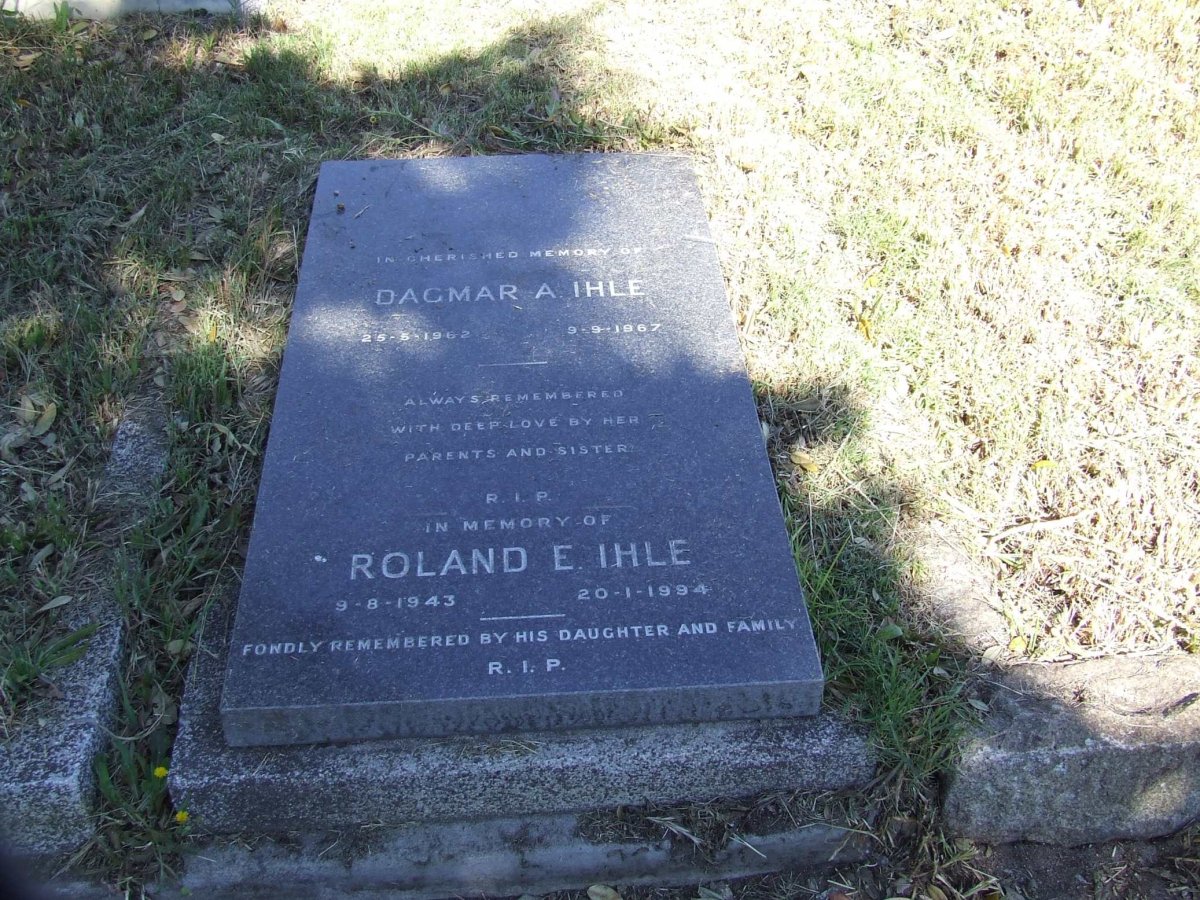 IHLE Roland E. 1943-1994 :: IHLE Dagmar A. 1962-1967