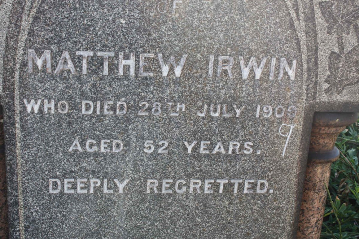 IRWIN Matthew -1909