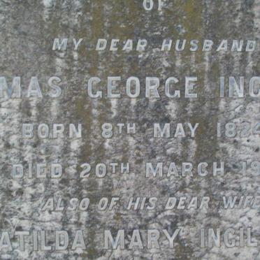 INGILDOEW Thomas George 1824-1913