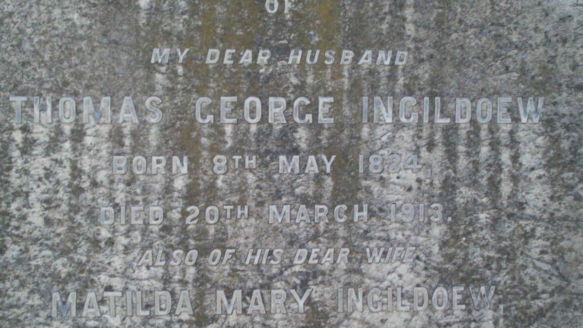 INGILDOEW Thomas George 1824-1913