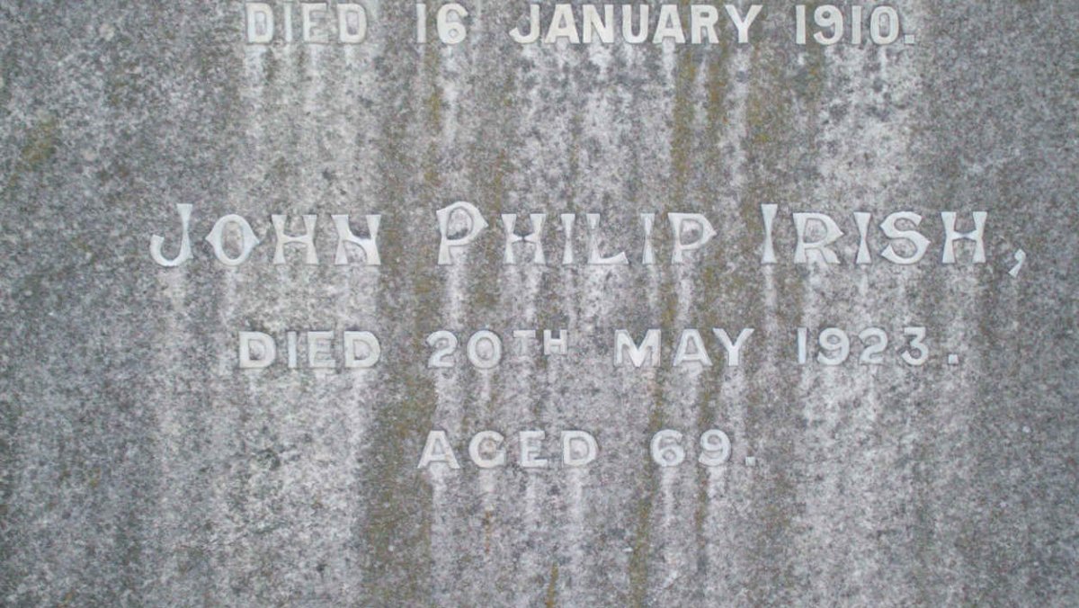 IRISH John Philip  -1923 