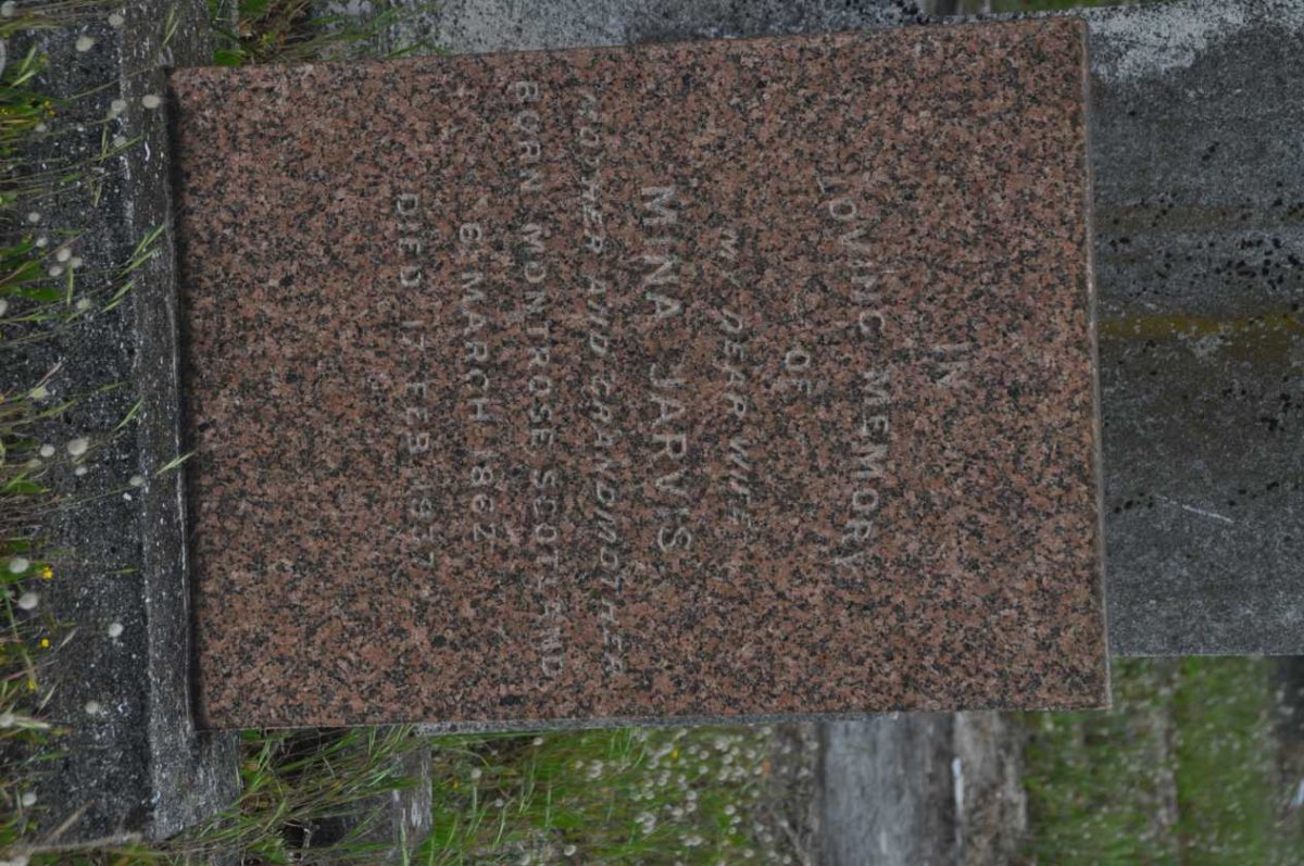 JARVIS Mina 1862-1937