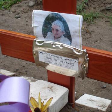 JANUARY Martha Francis 1932-2010