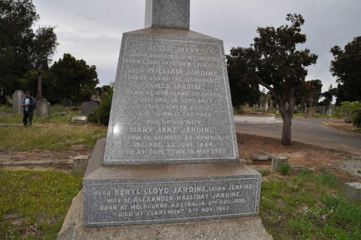 JARDINE William 1837-1906 &amp; Mary Jane 1844-1907 :: JARDINE  Jessie Mary 1875-??