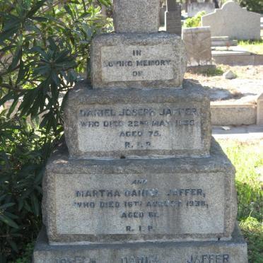 JAFFER Daniel Joseph -1936 &amp; Martha Daniel -1938 :: JAFFER Joseph Daniel 1896-1960