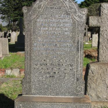 JEFFERY William George -1922 &amp; Elizabeth Emily -19?8? :: JEFFERY Edith Adelaide 1891-1918