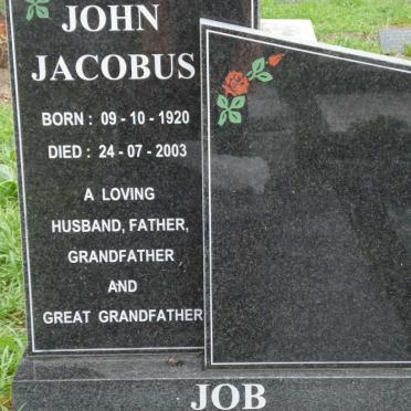 JOB John Jacobus 1920-2003