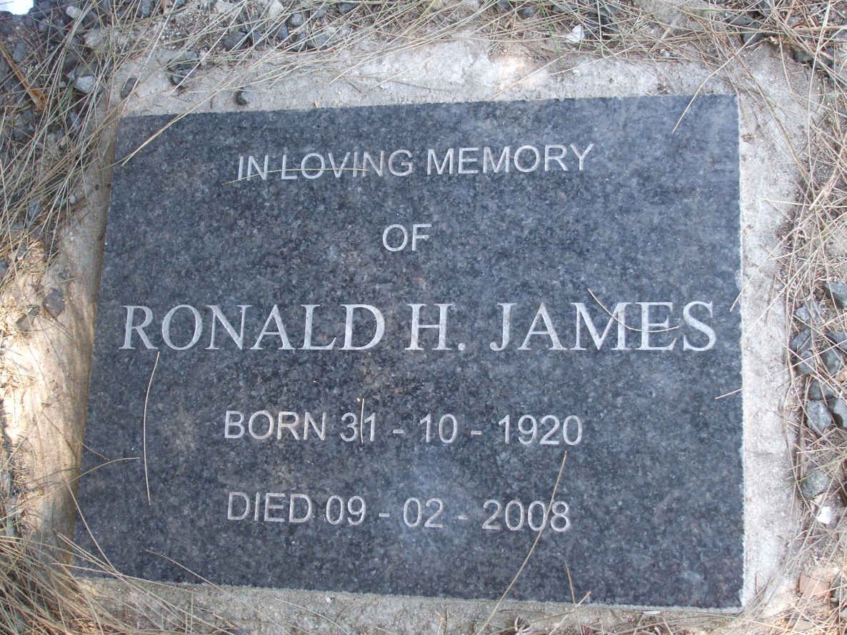JAMES Ronald H. 1920-2008