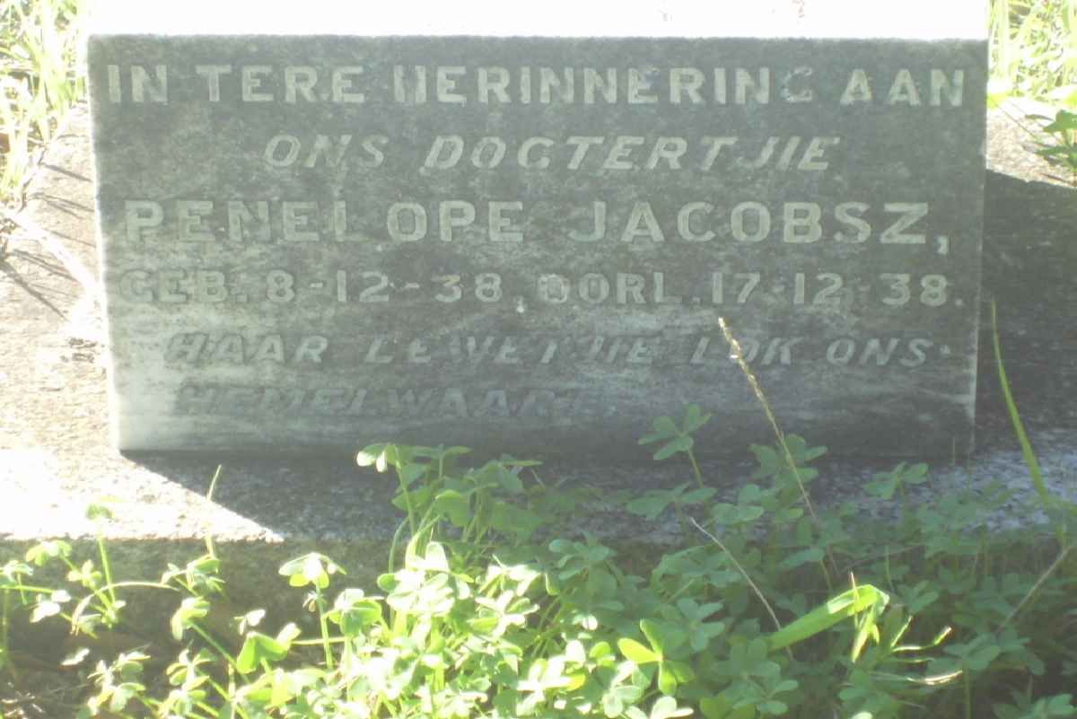 JACOBSZ Penelope 1938-1938