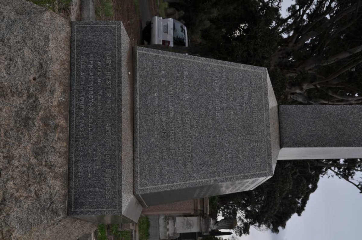 JARDINE Mary Hester Nott nee BURNESS 1864-1949 :: JARDINE William :: JARDINE William