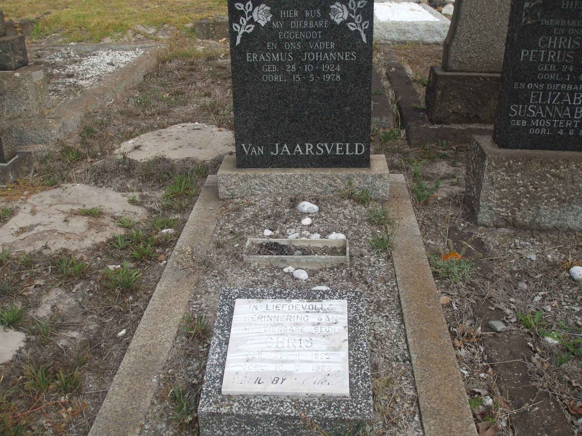 JAARSVELD Erasmus Johannes, van 1924-1978 :: VAN JAARSVELD Chris 1953-1988