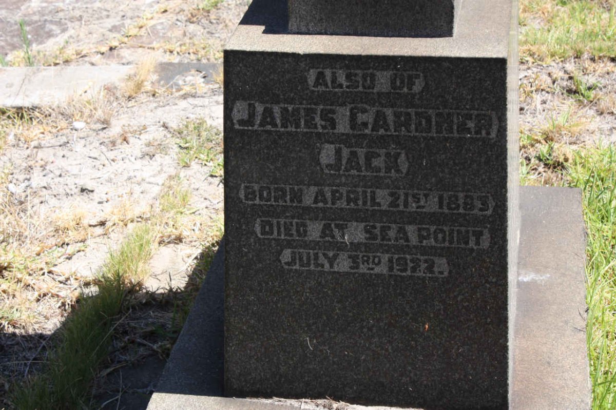 JACK James Gardner 1883-1922