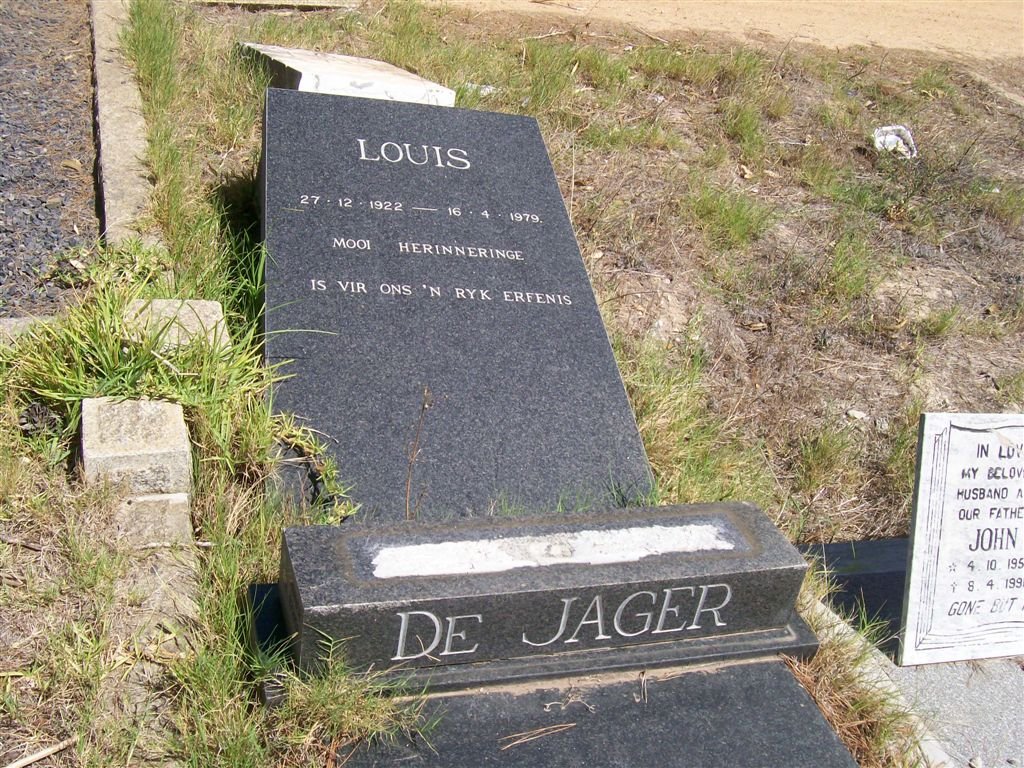 JAGER Louis, de 1922-1979