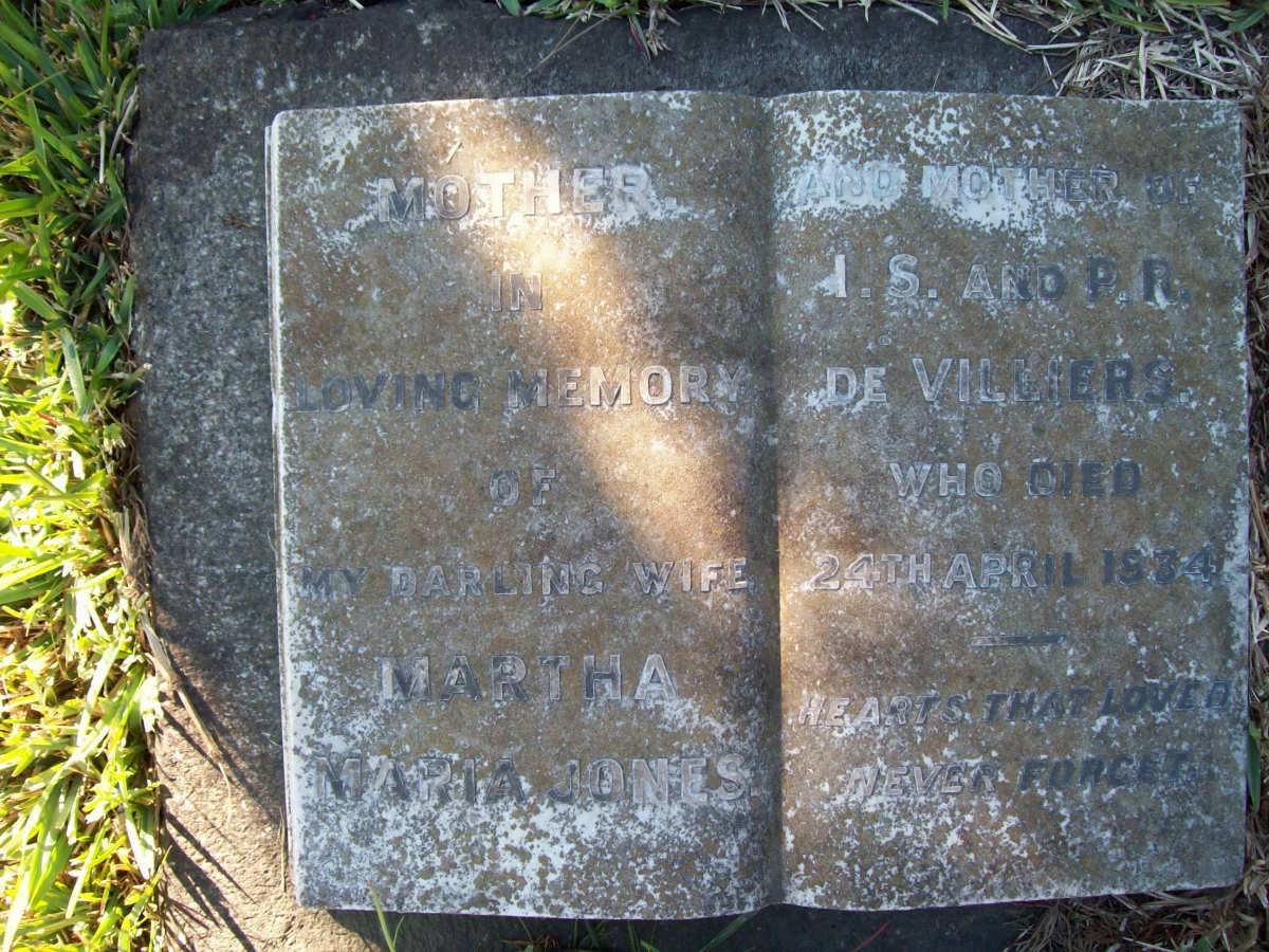 JONES Martha Maria -1934