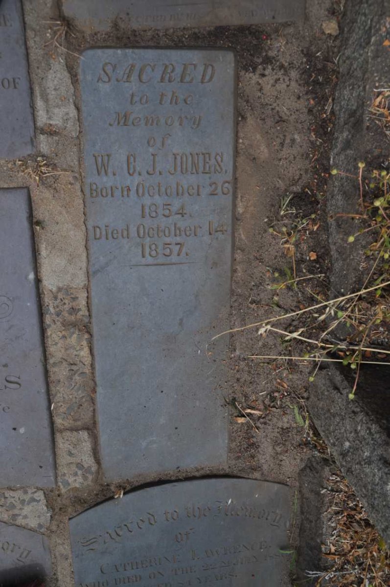 JONES W.C.J. 1854-1857