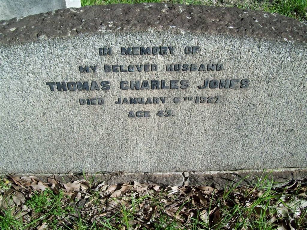 JONES Thomas Charles -1927