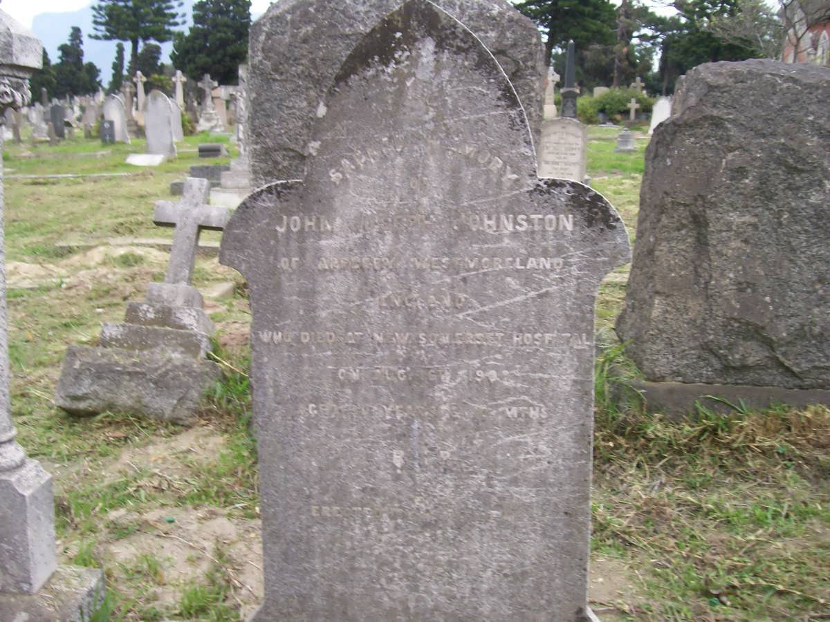JOHNSTON John ? -190?