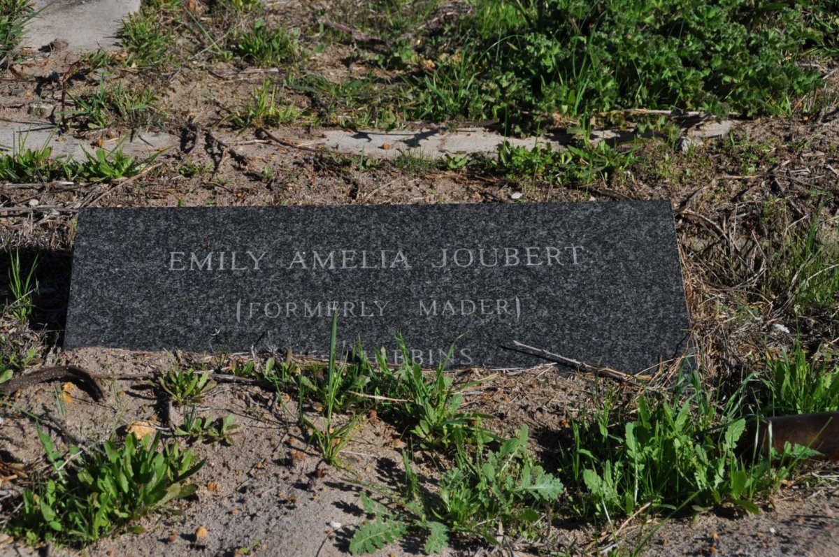 JOUBERT Emily Amelia formerly MADER nee HIBBINS