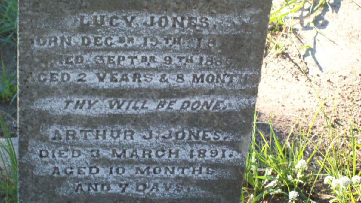 JONES Arthur -1891 :: JONES Lucy 1888?-1885