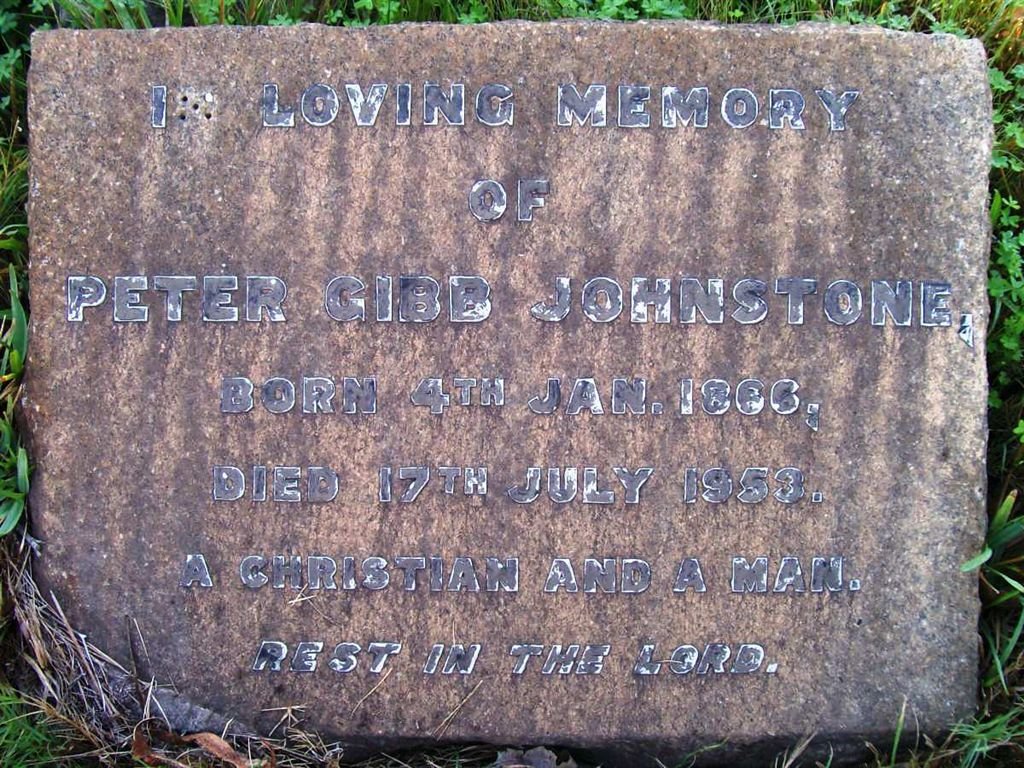 JOHNSTONE Peter Gibb 1866-1953