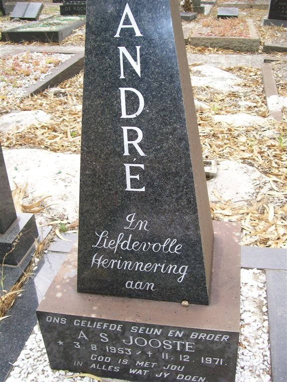 JOOSTE A.S. 1953-1971