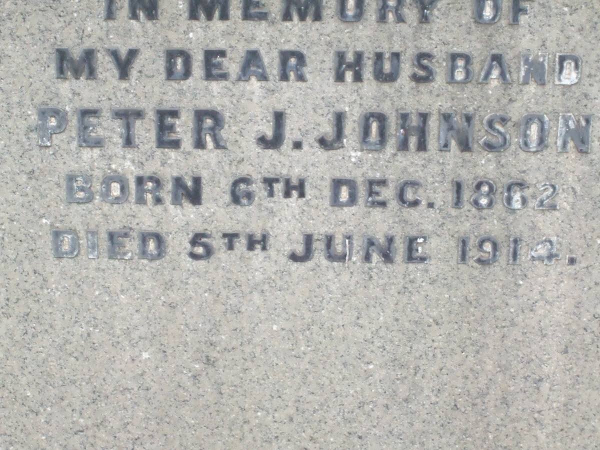 JOHNSON Peter J. 1862-1914