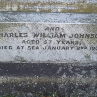 JOHNSON Charles William -1932