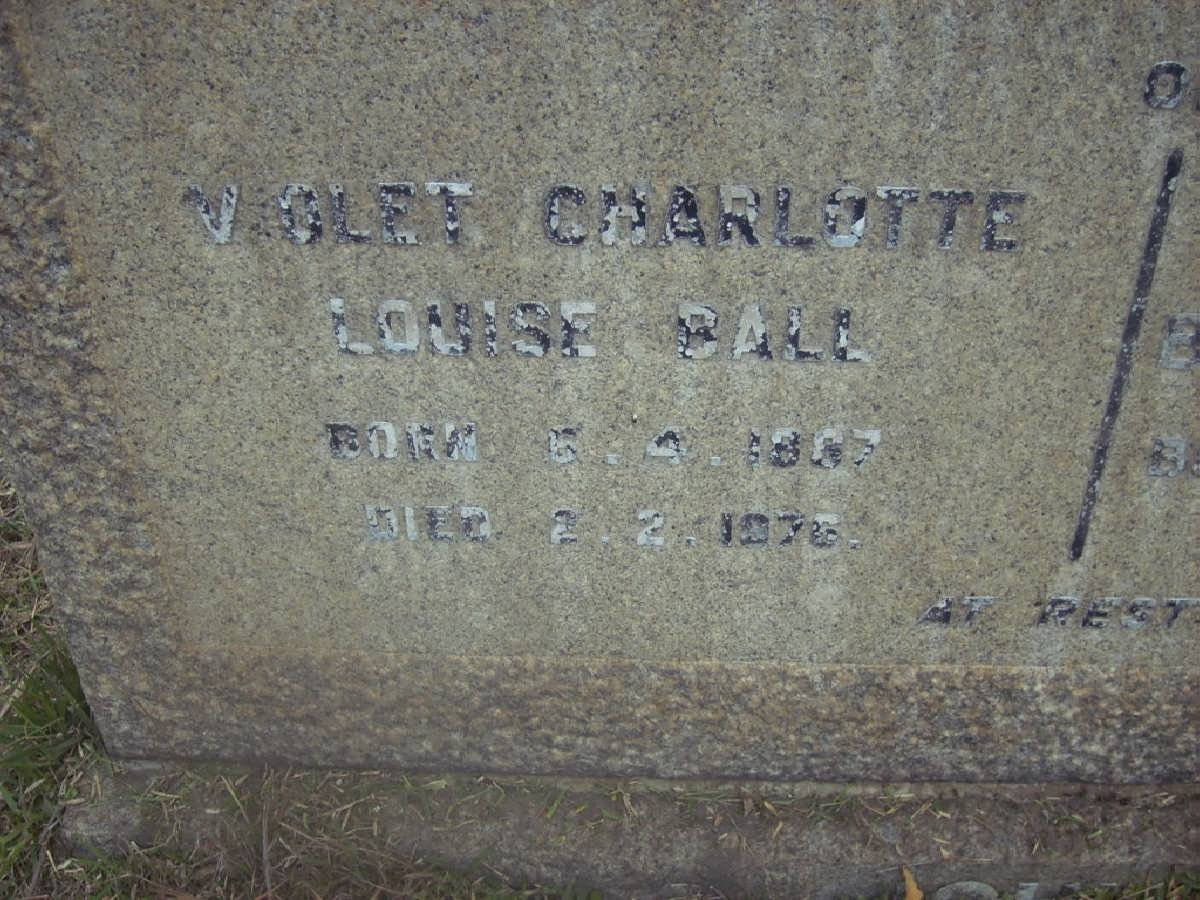 JOHN Violet Charlotte Louise nee BALL 1907-1976