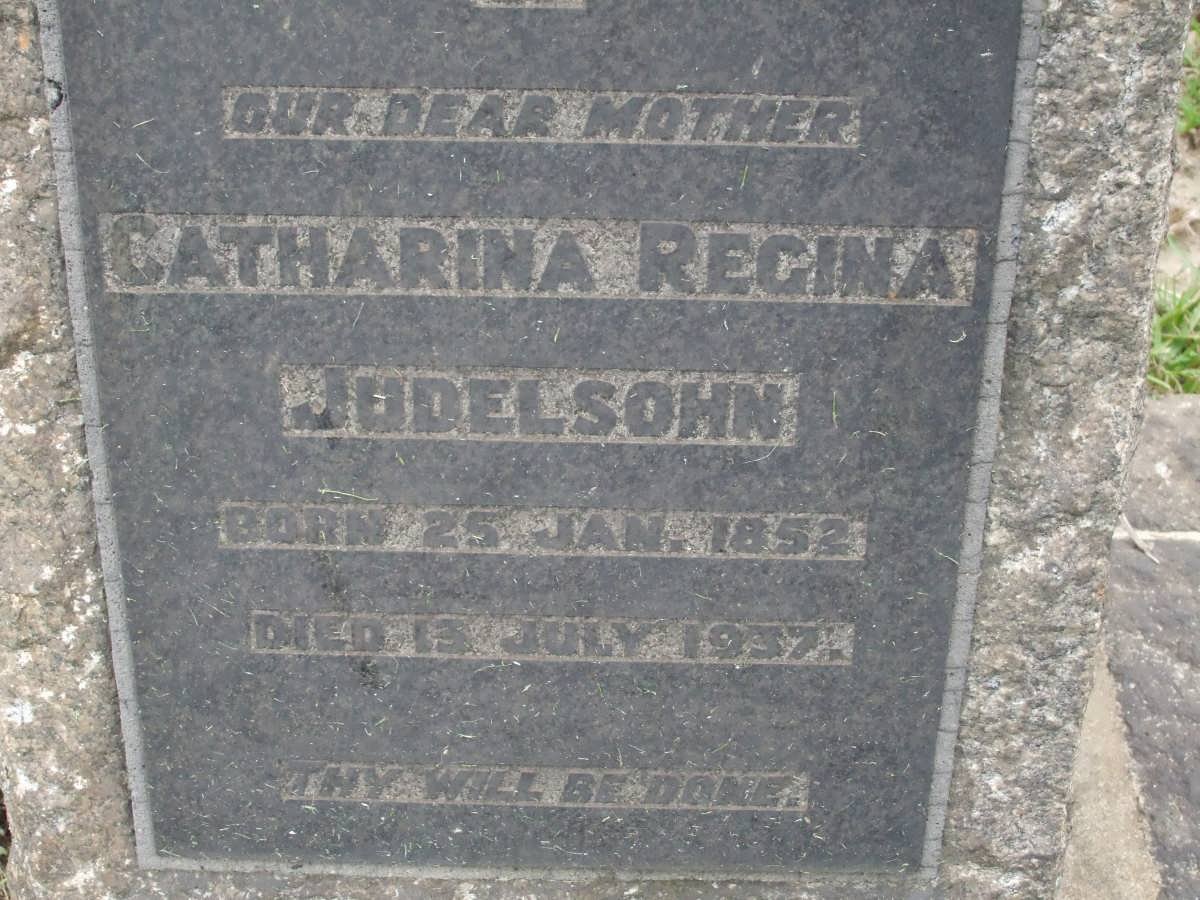 JUDELSOHN Catharina Regina 1852-1937