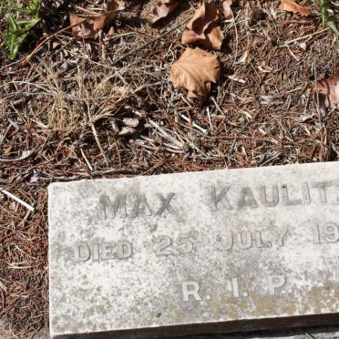 KAULITZ Max -1952