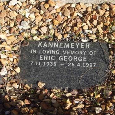 KANNEMEYER Eric George 1935-1997