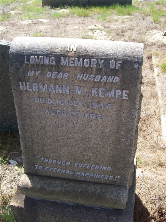 KEMPE Hermann M. -1944