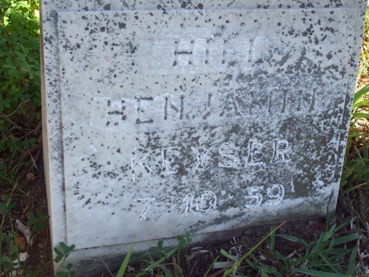 KEYSER Hill Benjamin -1959