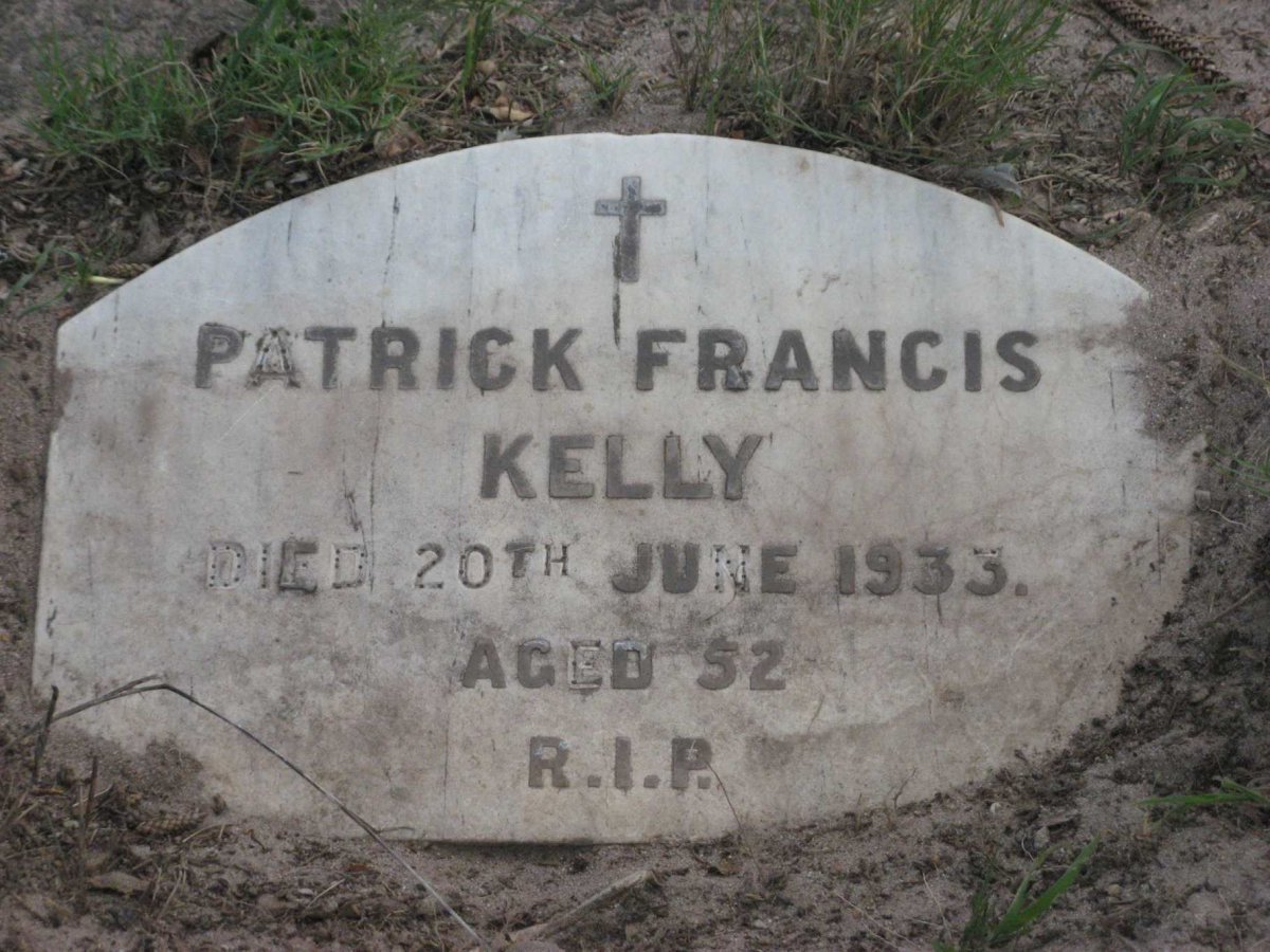 KELLY Patrick Francis -1933