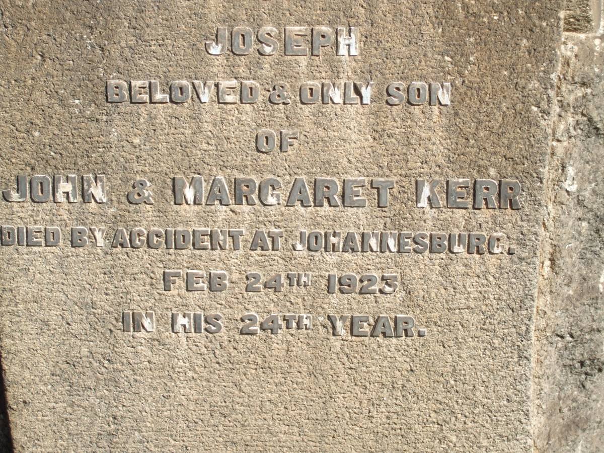 KERR Joseph -1923