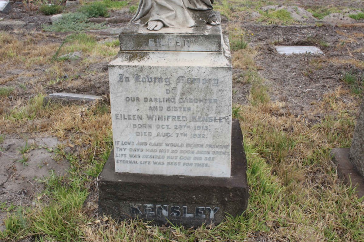 KENSLEY Eileen Winifred 1913-1932