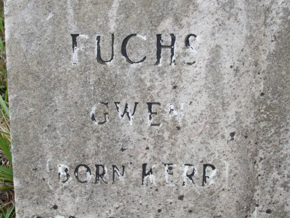 FUCHS Gwen nee KERR