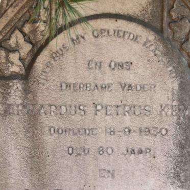 KEMPEN Gerhardus Petrus -1930
