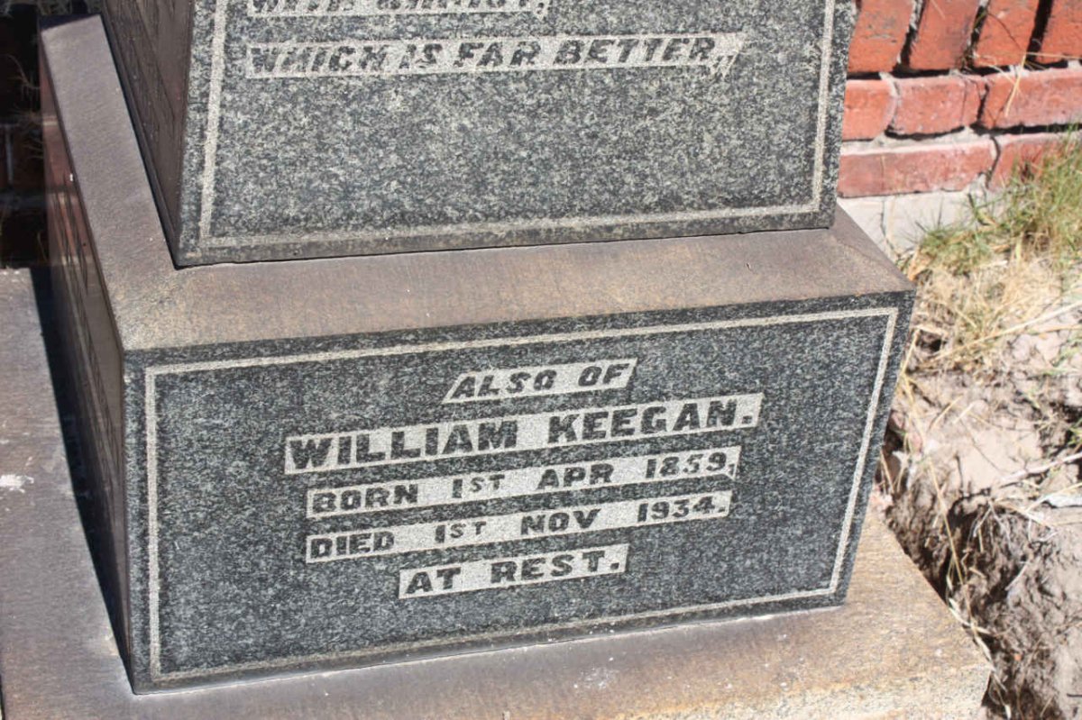 KEEGAN William 1859-1934