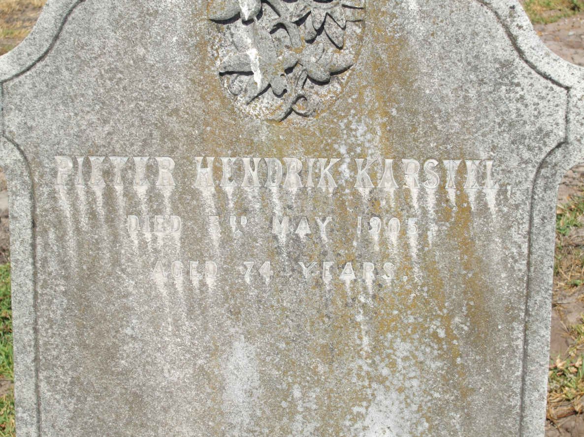 KARSTEL Pieter Hendrik -1905