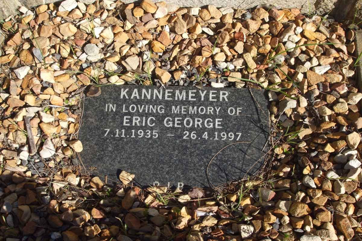 KANNEMEYER Eric George 1935-1997